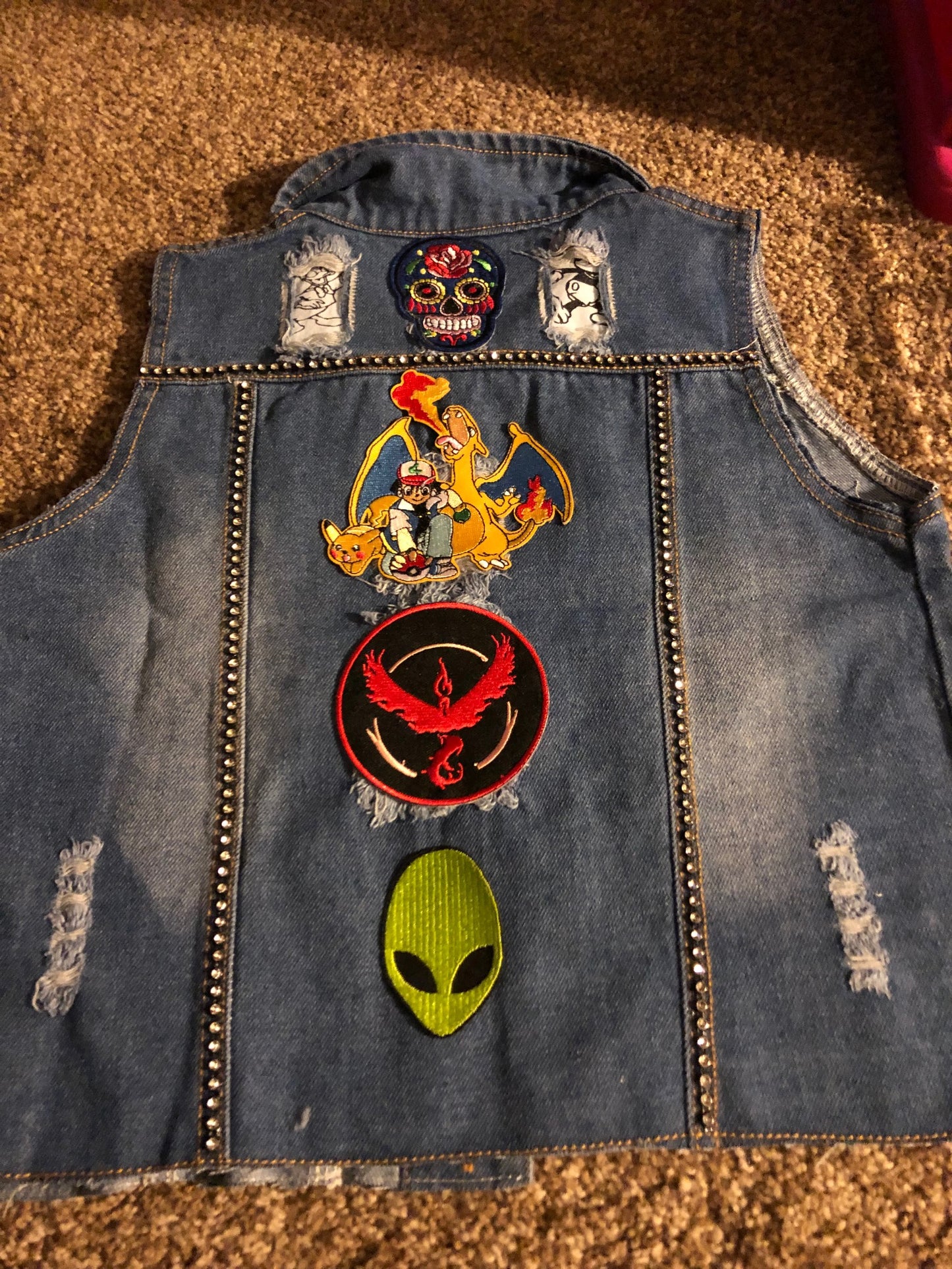 Custom Fully Invested Vest- I dive into all that is your world and customize a vest that represents YOU